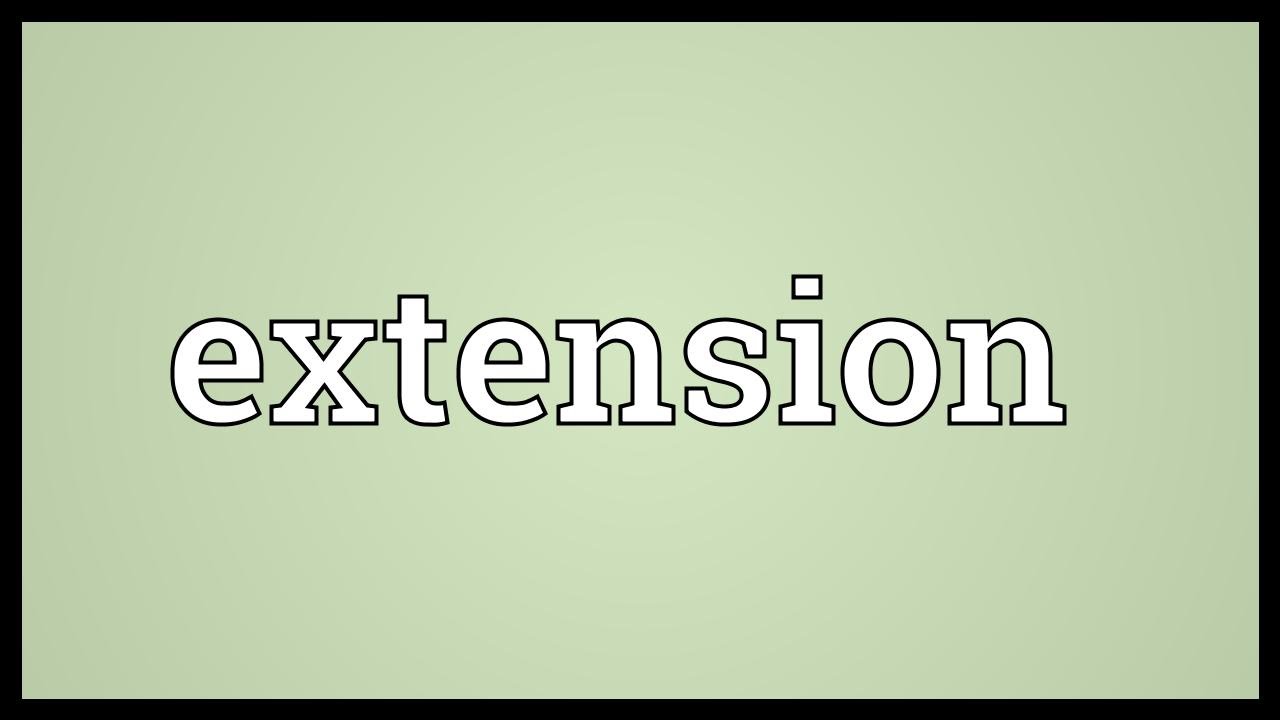 Extensions là gì