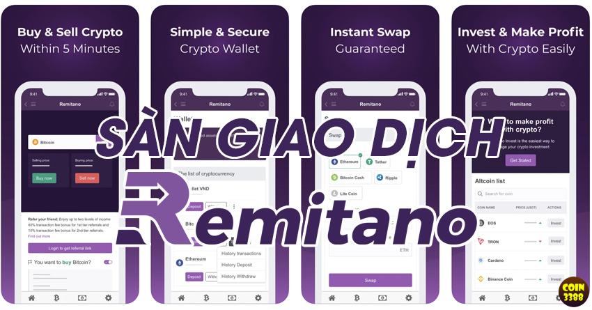 Sàn remitano là gì coin3388